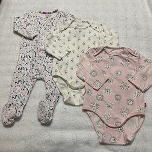 Magnetic Me 9-12 Months Baby Pink Lions Romper Bundle Bodysuits Girls